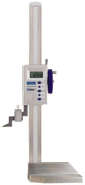 Fowler - 24" Electronic Height Gage - 0.0005" Resolution, Accurate to 0.003", LCD Display - Caliber Tooling