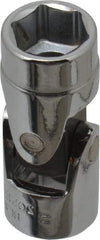 Blackhawk by Proto - 3/8" Drive, Standard Hand Socket - 6 Points, 1-29/32" OAL, Alloy Steel, Chrome Finish - Caliber Tooling