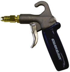 Guardair - 120 Max psi High Volume Safety Nozzle High Volume Safety Air Gun - 1/4 NPT Inlet, Brass - Caliber Tooling