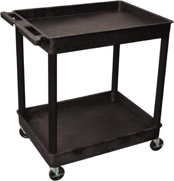 NMC - 300 Lb Capacity, 32" Wide x 24" Long x 37-1/2" High Shelf Cart - 1 Shelf, Plastic - Caliber Tooling