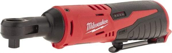 Milwaukee Tool - 3/8" Drive 12 Volt Inline Cordless Impact Wrench & Ratchet - 250 RPM, 35 Ft/Lb Torque, Lithium-Ion Batteries Not Included - Caliber Tooling