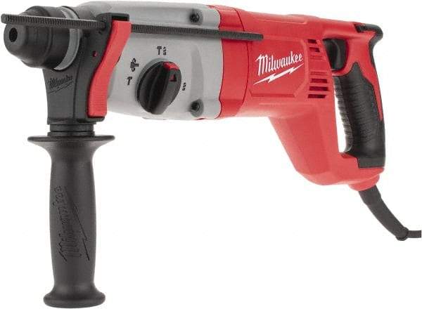 Milwaukee Tool - 120 Volt 1" SDS Plus Chuck Electric Rotary Hammer - 0 to 5,625 BPM, 0 to 1,500 RPM - Caliber Tooling