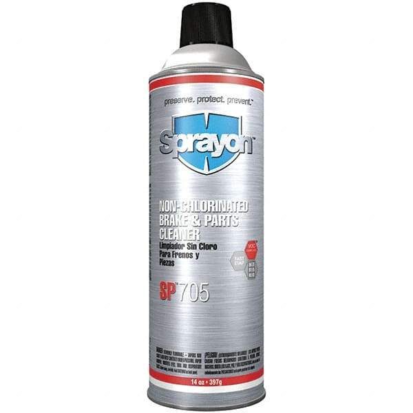 Sprayon - Nonchlorinated Brake Parts Cleaner - 16 oz Aerosol Can - Caliber Tooling