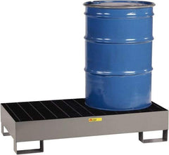 Little Giant - 33 Gal Sump Capacity, Steel Platform - Low Profile - 26" Long x 51" Wide x 10-1/2" High, 2,000 Lb Capacity - Caliber Tooling