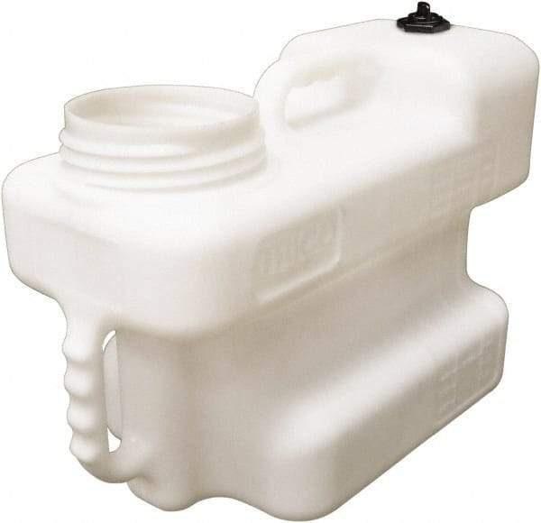 Trico - 512 oz Capacity Polyethylene Oil Storage System - 4-7/8" Mouth OD, Opaque - Caliber Tooling