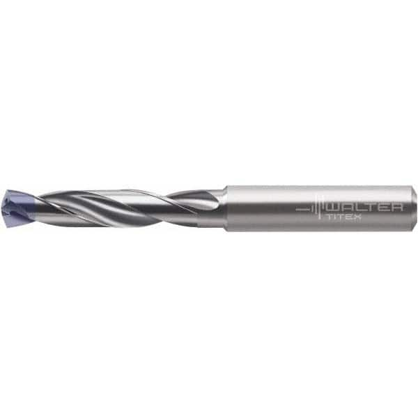 Walter-Titex - 6.6mm 140° Spiral Flute Solid Carbide Screw Machine Drill Bit - Caliber Tooling