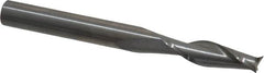 Onsrud - 1/4" Cutting Diam x 7/8" Length of Cut, 2 Flute, Upcut Spiral Router Bit - Uncoated, Right Hand Cut, Solid Carbide, 2-1/2" OAL x 1/4" Shank Diam, Double Edge, 30° Helix Angle - Caliber Tooling