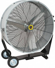 Airmaster - 36" Blade, Direct Drive, 1/2 hp, 11,200, 8,090 CFM, Man Cooler - 115 Volts, 2 Speed, Single Phase - Caliber Tooling