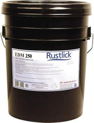 Rustlick - Rustlick EDM-250, 5 Gal Pail EDM/Dielectric Fluid - Straight Oil, For Electric Discharge Machining - Caliber Tooling