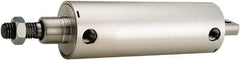 ARO/Ingersoll-Rand - 2-1/2" Stroke x 1-1/8" Bore Double Acting Air Cylinder - 1/8 Port, 3/8-16 Rod Thread, 200 Max psi, 180°F - Caliber Tooling