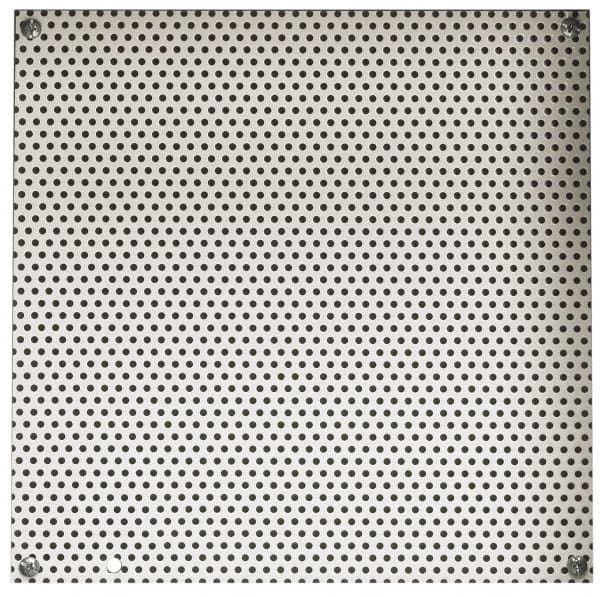 Cooper B-Line - 22-1/2" OAW x 26" OAH Powder Coat Finish Electrical Enclosure Perforated Panel - 30" x 24" Box, 16 Gauge Steel, Use with 302410-1/302412-1/30246-1/30248-1 - Caliber Tooling