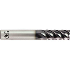 OSG - 5/8" Diam 5 Flute Solid Carbide 0.09" Corner Radius End Mill - Caliber Tooling