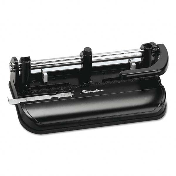 Swingline - Paper Punches Type: 32 Sheet Two-to-Seven Hole Punch Color: Black - Caliber Tooling