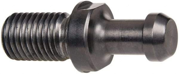 Parlec - B Style, BT50 Taper, M24x3 Thread, 90° Angle Radius, Standard Retention Knob - 3.34" OAL, 0.904" Knob Diam, 0.39" Flange Thickness, 1.77" from Knob to Flange, 0.983" Pilot Diam - Exact Industrial Supply