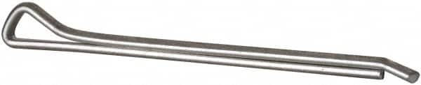 Made in USA - 5/32" Diam x 2-1/2" Long Hammerlock Cotter Pin - Grade 2, Zinc-Plated, Steel - Caliber Tooling