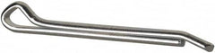 Made in USA - 3/8" Diam x 4" Long Hammerlock Cotter Pin - Grade 2, Zinc-Plated, Steel - Caliber Tooling