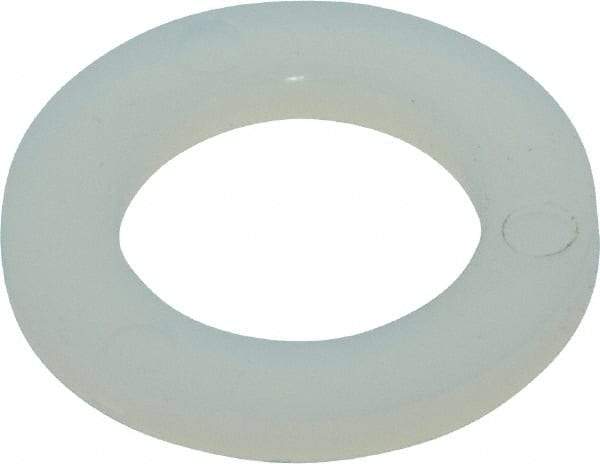 Made in USA - 3/8" Screw, Grade 6/6 Nylon Standard Flat Washer - 9.65mm ID x 5/8" OD, 1.57mm Thick - Caliber Tooling