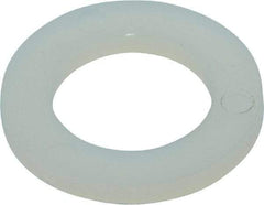 Made in USA - 3/8" Screw, Grade 6/6 Nylon Standard Flat Washer - 9.65mm ID x 5/8" OD, 1.57mm Thick - Caliber Tooling