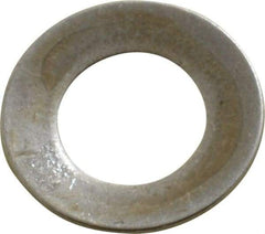 Gardner Spring - 1/4" Bolt, 0.255" ID, Grade 1074 Steel, Belleville Disc Spring - 1/2" OD, 0.036" High, 0.022" Thick - Caliber Tooling