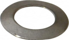 Gardner Spring - 1/8" Bolt, 1/8" ID, Grade 302 Stainless Steel, Belleville Disc Spring - 1/4" OD, 0.017" High, 0.009" Thick - Caliber Tooling