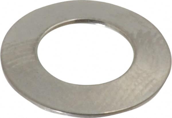 Gardner Spring - 1/4" Bolt, 0.255" ID, Grade 302 Stainless Steel, Belleville Disc Spring - 1/2" OD, 0.034" High, 0.018" Thick - Caliber Tooling