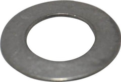 Gardner Spring - 1/4" Bolt, 0.255" ID, Grade 302 Stainless Steel, Belleville Disc Spring - 1/2" OD, 0.036" High, 0.022" Thick - Caliber Tooling