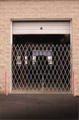 Illinois Engineered Products - 90" High Single Folding Gate - Galvanized Steel, Silver - Caliber Tooling