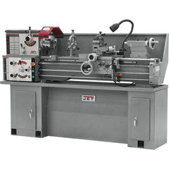 Jet - 13" Swing, 40" Between Centers, 230 Volt, Single Phase Bench Lathe - 5MT Taper, 2 hp, 70 to 2,000 RPM, 1-1/2" Bore Diam, 32" Deep x 47" High x 71" Long - Caliber Tooling