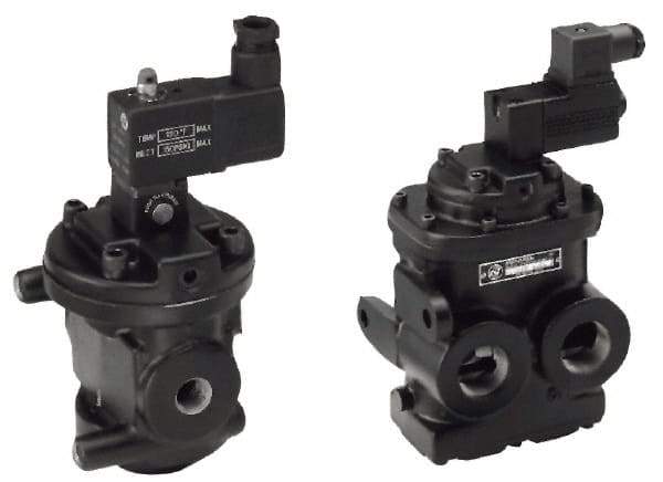 Norgren - 3.4 CV Rate, 1/2" NPT Inlet 1/2 Basic Valves - 1/2" NPT Inlet, Poppet Valve, Solenoid Actuator - Caliber Tooling