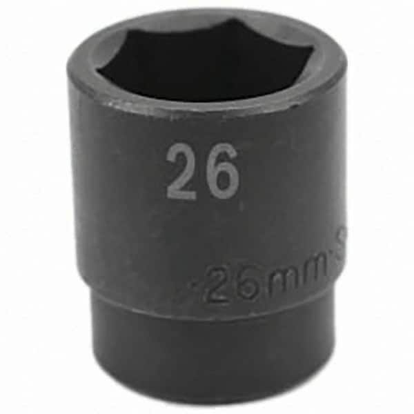 SK - Impact Socket - 1/2"DR 26MM IMPACT SOCKET - Caliber Tooling