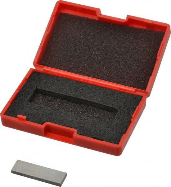 SPI - 0.108" Rectangular Steel Gage Block - Accuracy Grade AS-1, Includes NIST Traceability Certification - Caliber Tooling