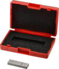 SPI - 0.142" Rectangular Steel Gage Block - Accuracy Grade AS-1, Includes NIST Traceability Certification - Caliber Tooling