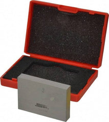 SPI - 2" Rectangular Steel Gage Block - Accuracy Grade AS-1, Includes NIST Traceability Certification - Caliber Tooling