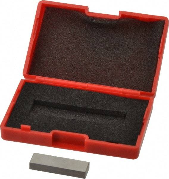 SPI - 0.18" Rectangular Steel Gage Block - Accuracy Grade AS-1, Includes NIST Traceability Certification - Caliber Tooling