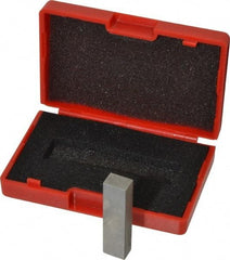 SPI - 0.25" Rectangular Steel Gage Block - Accuracy Grade AS-1, Includes NIST Traceability Certification - Caliber Tooling