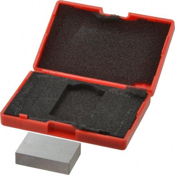 SPI - 0.9" Rectangular Steel Gage Block - Accuracy Grade AS-1, Includes NIST Traceability Certification - Caliber Tooling