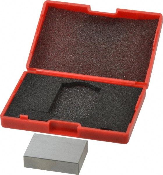 SPI - 0.95" Rectangular Steel Gage Block - Accuracy Grade AS-1, Includes NIST Traceability Certification - Caliber Tooling