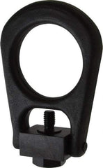 Jergens - 2,500 Lb Load Capacity Forged Center Pull Hoist Ring - 28 Ft/Lb Torque, 1/2 - 13 Thread, Alloy Steel - Caliber Tooling