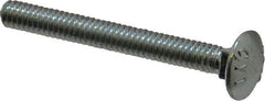 Value Collection - 1/4-20 UNC 2-1/4" Length Under Head, Standard Square Neck, Carriage Bolt - Grade 2 Steel, Zinc-Plated Finish - Caliber Tooling