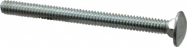 Value Collection - 1/4-20 UNC 3" Length Under Head, Standard Square Neck, Carriage Bolt - Grade 2 Steel, Zinc-Plated Finish - Caliber Tooling