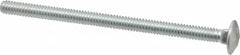 Value Collection - 1/4-20 UNC 4" Length Under Head, Standard Square Neck, Carriage Bolt - Grade 2 Steel, Zinc-Plated Finish - Caliber Tooling