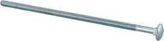 Value Collection - 1/4-20 UNC 7" Length Under Head, Standard Square Neck, Carriage Bolt - Grade 2 Steel, Zinc-Plated Finish - Caliber Tooling