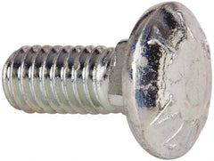 Value Collection - 5/16-18 UNC 3/4" Length Under Head, Standard Square Neck, Carriage Bolt - Grade 2 Steel, Zinc-Plated Finish - Caliber Tooling