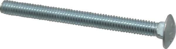 Value Collection - 5/16-18 UNC 3-1/2" Length Under Head, Standard Square Neck, Carriage Bolt - Grade 2 Steel, Zinc-Plated Finish - Caliber Tooling