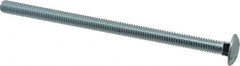 Value Collection - 5/16-18 UNC 5-1/2" Length Under Head, Standard Square Neck, Carriage Bolt - Grade 2 Steel, Zinc-Plated Finish - Caliber Tooling