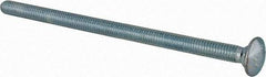 Value Collection - 5/16-18 UNC 6" Length Under Head, Standard Square Neck, Carriage Bolt - Grade 2 Steel, Zinc-Plated Finish - Caliber Tooling