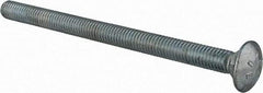 Value Collection - 3/8-16 UNC 5-1/2" Length Under Head, Standard Square Neck, Carriage Bolt - Grade 2 Steel, Zinc-Plated Finish - Caliber Tooling