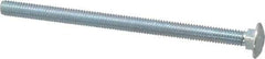 Value Collection - 3/8-16 UNC 6" Length Under Head, Standard Square Neck, Carriage Bolt - Grade 2 Steel, Zinc-Plated Finish - Caliber Tooling