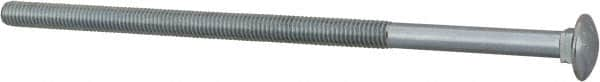 Value Collection - 3/8-16 UNC 8-1/2" Length Under Head, Standard Square Neck, Carriage Bolt - Grade 2 Steel, Zinc-Plated Finish - Caliber Tooling