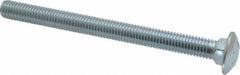 Value Collection - 1/2-13 UNC 6" Length Under Head, Standard Square Neck, Carriage Bolt - Grade 2 Steel, Zinc-Plated Finish - Caliber Tooling